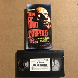 House of 1000 Corpses (VHS, 2003) Rob Zombie Horror Movie - Picture 1 of 4