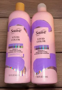 Set Of 2 Suave Vivid Color Shampoo/Conditioner For Color Treated Hair-16.5oz-New - Picture 1 of 2