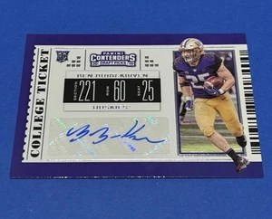 2019 Panini Contenders Draft Picks - College Ticket #190 Ben Burr-Kirven - Picture 1 of 7