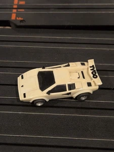 Tyco Lamborghini Countach Blanco HO Slot Car Tyco 440 X2 Wow  - Imagen 1 de 3