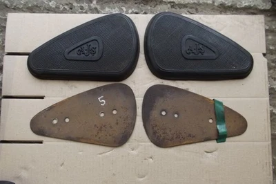 AJS M16 M18 GOMAS DE RODILLA Y PLACAS DE MONTAJE 5 Foto 1 de 2