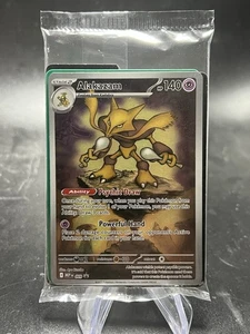 Pokemon ALAKAZAM MEP 009- Mega Evolution - ILLUSTRATION RARE PROMO - Sealed - Picture 1 of 2