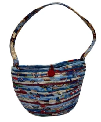 Bolso de tela Lighthouse Ocean monedero bolsas con patas de Carol cierre de botones  Foto 1 de 4