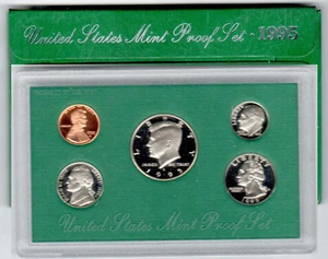 Offizielle schöne Proof Box USA 1995 proof set  - Bild 1 von 2