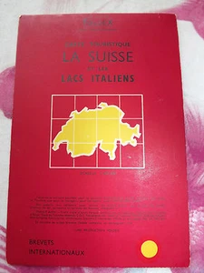 carte foldex la suisse et les lacs italiens annees 60 - Picture 1 of 1