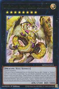 Yugioh Divine Golden Shadow Dragon Dragluxion - MZTM-EN014 - Ultra Rare 1st Ed - Bild 1 von 1