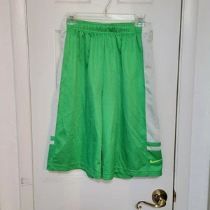 NIKE LIME GREEN NYLON GYM SHORTS BOYS SIZE XL PRE-OWNED - Picture 1 of 6