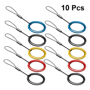 10 Pcs Phone Strap Case Ring Buckle Holder Lanyard Mobile Cell Finger - Zdjęcie 1 z 12