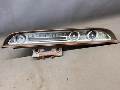 1962 1961 Ford Galaxie 500 Speedometer Dash Instrument Cluster Gauge Fuel Temp - Image 1 of 4