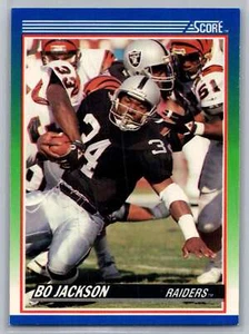 1990 Score #10 Bo Jackson Raiders - Picture 1 of 2