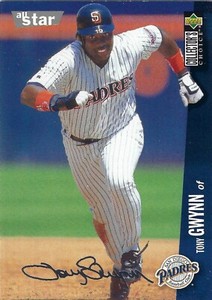 1996 Collector's Choice Silver Signature #290 Tony Gwynn Sand Diego Padres HOF