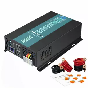 Inverter di potenza onda sinusoidale 3000 W 110 VDC a 120/220/240 VAC convertitore auto solare - Foto 1 di 8
