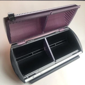 VTG DiscGear Selector Media Storage Case CD/DVD/Video Game Disc Purple Cylinder - Picture 1 of 18