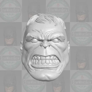 Incredible Hulk Bruce Banner v2 custom head for 1:6 1:10 1:12 1:6 Marvel figures - Picture 1 of 1