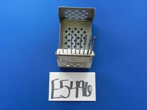 E5496 Zimmer 424 Folding Drill Case with 14 Drill Bits - Picture 1 of 3
