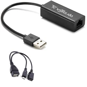 Ethernet Adapter for FIRE Stick 2nd Gen 3rd Gen and 4K Versions Micro USB to ... - Picture 1 of 4