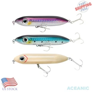 Saltwater Zara Spook 1/2 oz Fishing Lure, The Bone Rattle - Picture 1 of 17