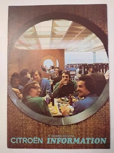 CITROEN INFORMATION Official Company Magazine 754 French Francais Decembre 1976 - Picture 1 of 2