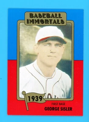 1980 SSPC Baseball Immortals 1st Printing George Sisler #25  NICE CARD - Image 1 of 4