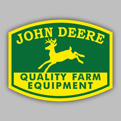 John Deere Vinyl Sticker/Decal -Vintage -Classic -Tractor -Racing -Garage -Farm - Image 1 of 2