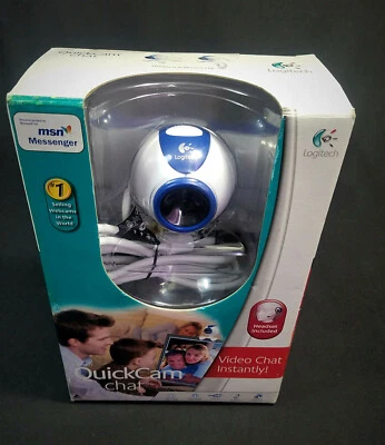 Logitech Quick Vintage Cam Chat Web NOS With Software - Image 1 of 4