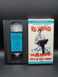 Ed Wood Johnny Depp Full Length VHS Tape DEMO/SCREENER - Foto 1 di 2