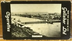Tarjeta de cigarrillo Waterford Suir Bridge GALLAHER VISTAS IRLANDESAS 270 guión Irlanda - Imagen 1 de 2