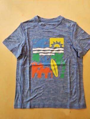 NUEVO CON ETIQUETAS CAMISETA HANNA DIFFERENTSON PLAYA GRÁFICO MANGA CORTA BLOQUEADOR SOLAR UV 120 6 7 Foto 1 de 4