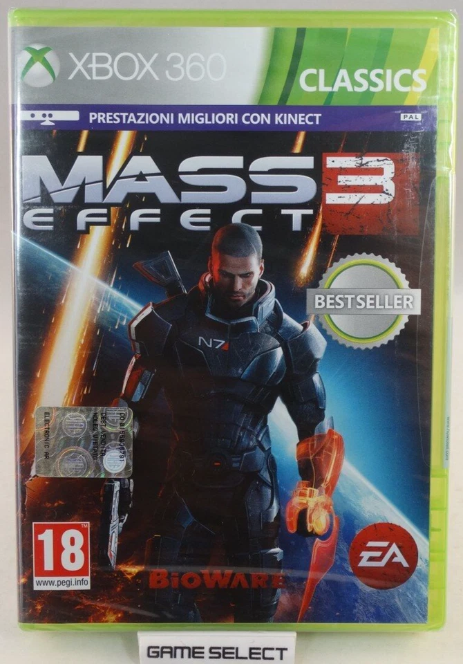 MASS EFFECT 3 - MICROSOFT XBOX 360 - PAL EU EUR ITA ITALIANO - NUOVO SIGILLATO - Immagine 1 di 4