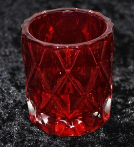 Yankee Candle Teelicht- oder Votivhalter, Holder, Red Nordic Frosted Glas,  Neu - Picture 1 of 2