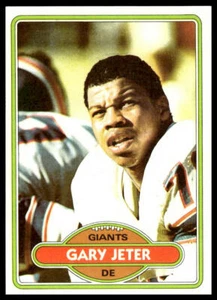 1980 Topps #434 Gary Jeter RC New York Giants - Picture 1 of 2