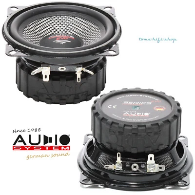 AUDIO SYSTEM AS100 10cm Auto Mitteltöner Lautsprecher 100mm Kevlarmembran 3 Ohm - Bild 1 von 4