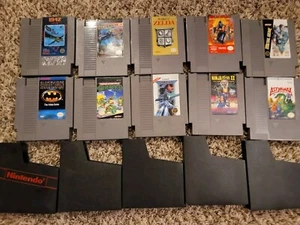 Nes 10 Game Lot. Ninja Gaiden, Zelda, Tmnt. - Picture 1 of 2