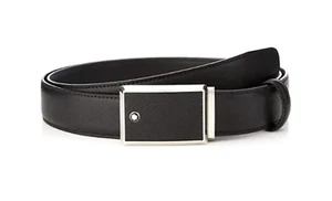 Montblanc 114421 Leather Strap 3x120cm Plate Buckle EU Made Fedex Priority - Picture 1 of 6