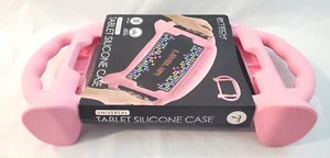 Universal Shockproof Silicone Cover Case For 7 - 8 inch Tablet W/ Handles Pink - Picture 1 of 6
