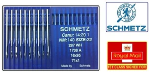 SCHMETZ  71x1 287WH CANU:40:20 1 SIZE:140/22 INDUSTRIAL SEWING MACHINE NEEDLE    - Picture 1 of 4