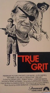 True Grit: One-Eyed Martial, Rooster Cogburn (Vintage, VHS, 1979, VG) John Wayne - Picture 1 of 2