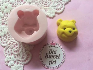 Winnie Puuh komplettes Gesicht Silikonform Fondant Kuchen Dekoration ZUGELASSENE LEBENSMITTEL - Bild 1 von 4