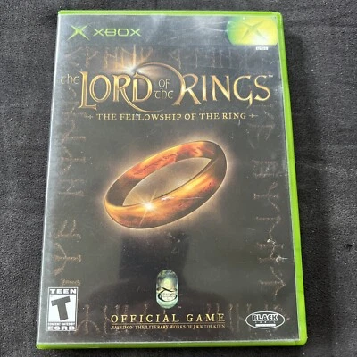 The Lord of the Rings The Fellowship of the Ring Xbox Video Game Complete - Image 1 of 3
