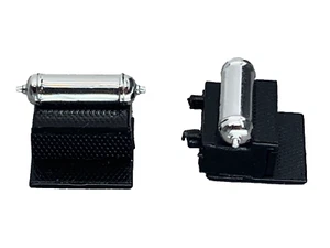 1/64 DCP PARTS BLACK CHROME PETERBILT 359/379/389 AIR TANKS & STEPS - Picture 1 of 3