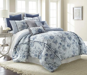 Modern Threads Farmhouse 8-Piece Floral Comforter Set Queen - Picture 1 of 12