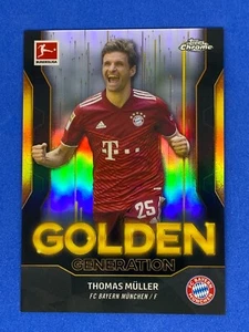 Thomas Muller Topps Chrome Bundesliga 2022 Golden Generation Football Card GG-TM - Picture 1 of 1