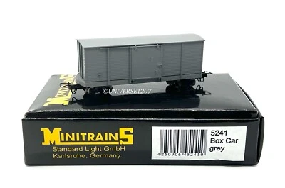 HOn30/HOe MinitrainS 5241 Box Car American Type NIB 009 Narrow Gauge Wagon Van - Image 1 of 4