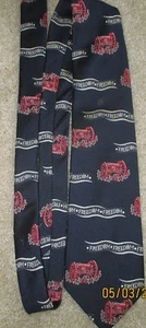 Classic Gold Circle(Closed) Freedom Tie with Cannon, Great Graphics & Looks New - Picture 1 of 3