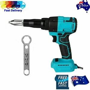Brushess Blind Pop Rivet Gun for Makita 18V Battery BL1860 1840 Li-ion - Picture 1 of 3
