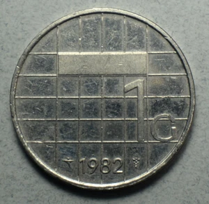Netherlands 1G 1 Gulden 1982 KM#205 Europe Coin - Picture 1 of 2