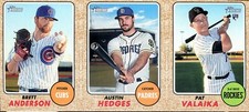 2017 Topps Heritage High Number Baseball Box Topper Ad Advertising Panels #AHV