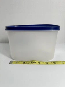 Tupperware Modular Mate 1612 #2 Dark Blue Lid 1616 Storage Container 4.75 Cup - Picture 1 of 5