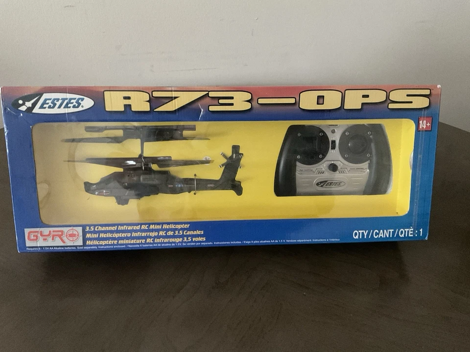 MINI HELICÓPTERO RC ESTES R73-OPS DE COLECCIÓN EN CAJA ORIGINAL Foto 1 de 4