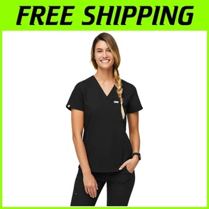 Soft FIONx Women's Scrub Top - Moisture-Wicking and Anti-Wrinkle Comfort - Picture 1 of 10